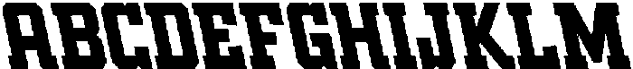 CS Allied Reverse Italic otf (400) Font UPPERCASE
