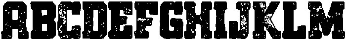 CS Allied Stamp Regular otf (400) Font UPPERCASE
