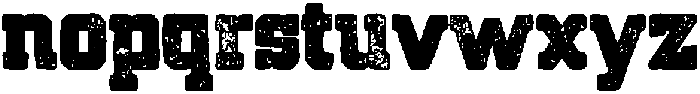 CS Allied Stamp Regular otf (400) Font LOWERCASE