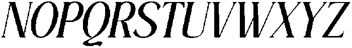 CS Alma Italic otf (400) Font UPPERCASE