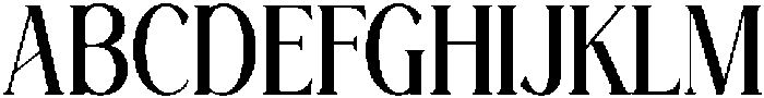 CS Alma Regular otf (400) Font UPPERCASE