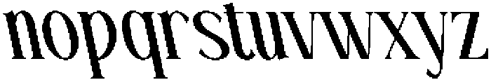 CS Alma Reverse Italic otf (400) Font LOWERCASE