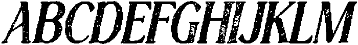 CS Alma Stamp Italic otf (400) Font UPPERCASE