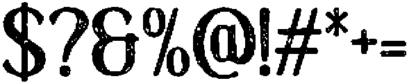 CS Alma Stamp Regular otf (400) Font OTHER CHARS
