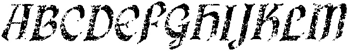 CS Alodia Stamp Italic otf (400) Font UPPERCASE