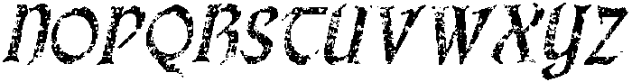 CS Alodia Stamp Italic otf (400) Font UPPERCASE