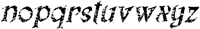 CS Alodia Stamp Italic otf (400) Font LOWERCASE