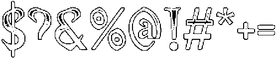 CS Alodia Stippled Regular otf (400) Font OTHER CHARS