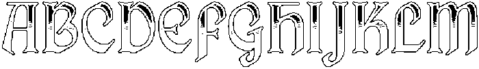 CS Alodia Stippled Regular otf (400) Font UPPERCASE