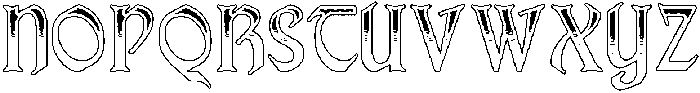 CS Alodia Stippled Regular otf (400) Font UPPERCASE