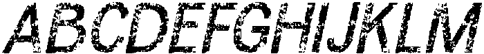 CS Aloise Stamp Italic otf (400) Font UPPERCASE