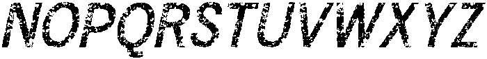 CS Aloise Stamp Italic otf (400) Font UPPERCASE