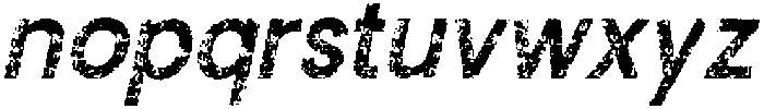 CS Aloise Stamp Italic otf (400) Font LOWERCASE