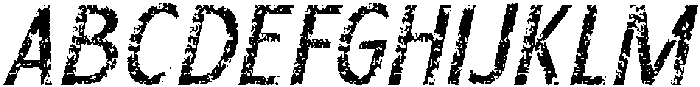 CS Alondra Stamp Italic otf (400) Font UPPERCASE