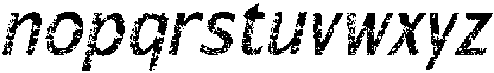 CS Alondra Stamp Italic otf (400) Font LOWERCASE