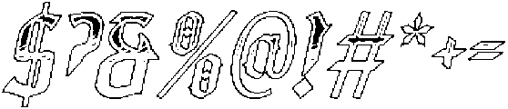 CS Alore Stippled Italic otf (400) Font OTHER CHARS