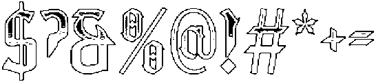 CS Alore Stippled Regular otf (400) Font OTHER CHARS