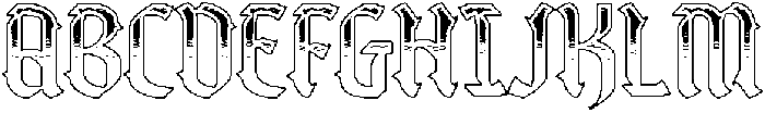 CS Alore Stippled Regular otf (400) Font UPPERCASE