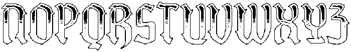 CS Alore Stippled Regular otf (400) Font UPPERCASE