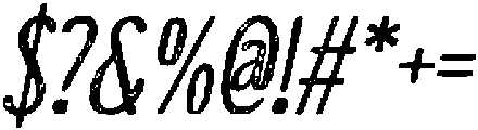 CS Alpine Stamp Italic otf (400) Font OTHER CHARS