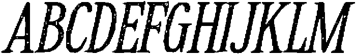 CS Alpine Stamp Italic otf (400) Font UPPERCASE