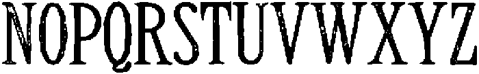 CS Alpine Stamp Regular otf (400) Font UPPERCASE