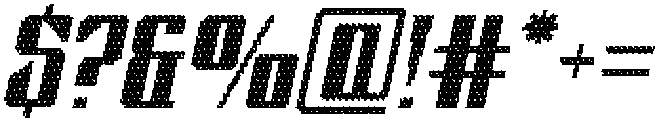 CS Alsager Disco Italic otf (400) Font OTHER CHARS