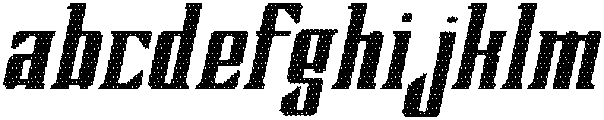 CS Alsager Disco Italic otf (400) Font LOWERCASE