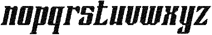 CS Alsager Disco Italic otf (400) Font LOWERCASE