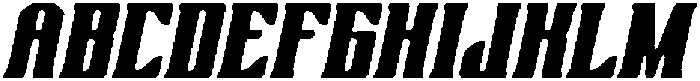 CS Alsager Drawn Italic otf (400) Font UPPERCASE