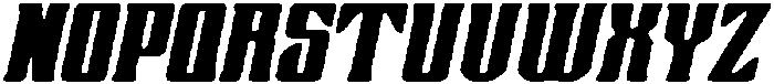 CS Alsager Drawn Italic otf (400) Font UPPERCASE