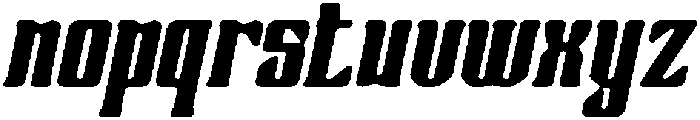 CS Alsager Drawn Italic otf (400) Font LOWERCASE