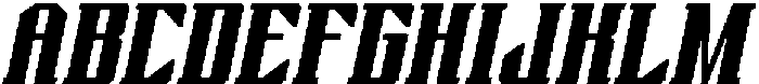 CS Alsager Italic otf (400) Font UPPERCASE