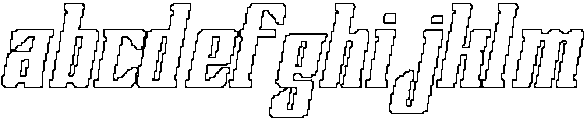 CS Alsager Pixel Outline otf (400) FONT