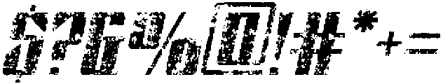 CS Alsager Stamp Italic otf (400) Font OTHER CHARS