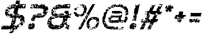 CS Alsike Stamp Italic otf (400) Font OTHER CHARS