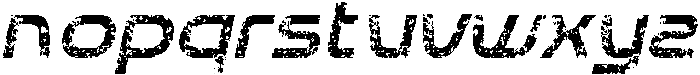 CS Alsike Stamp Italic otf (400) Font LOWERCASE