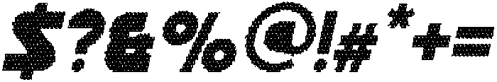 CS Aluka Disco Italic otf (400) Font OTHER CHARS