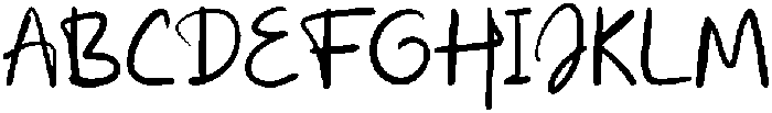 CS Alyaka Regular otf (400) Font UPPERCASE