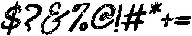 CS Alyaka Stamp Italic otf (400) Font OTHER CHARS