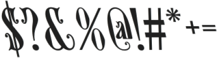 CS Alyona Reverse Italic otf (400) Font OTHER CHARS