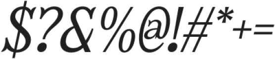CS Amadeus Italic otf (400) Font OTHER CHARS