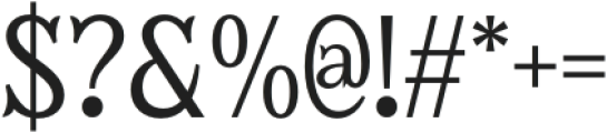 CS Amadeus Regular otf (400) Font OTHER CHARS