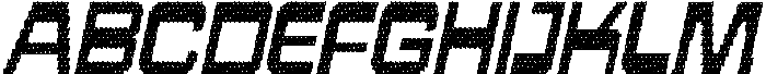 CS Amador Disco Italic otf (400) Font UPPERCASE