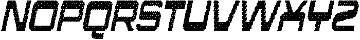 CS Amador Disco Italic otf (400) Font UPPERCASE