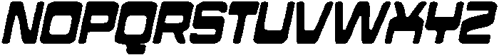 CS Amador Drawn Italic otf (400) Font UPPERCASE