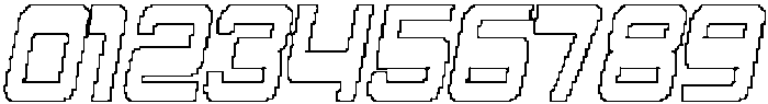 CS Amador Pixel Outline otf (400) Font OTHER CHARS