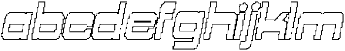 CS Amador Pixel Outline otf (400) FONT