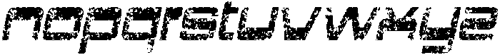 CS Amador Stamp Italic otf (400) Font LOWERCASE