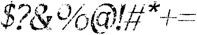 CS Amanda Stamp Italic otf (400) Font OTHER CHARS